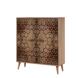 Hanah Home Multilux-720 Armario Multiusos Roble Sonoma
